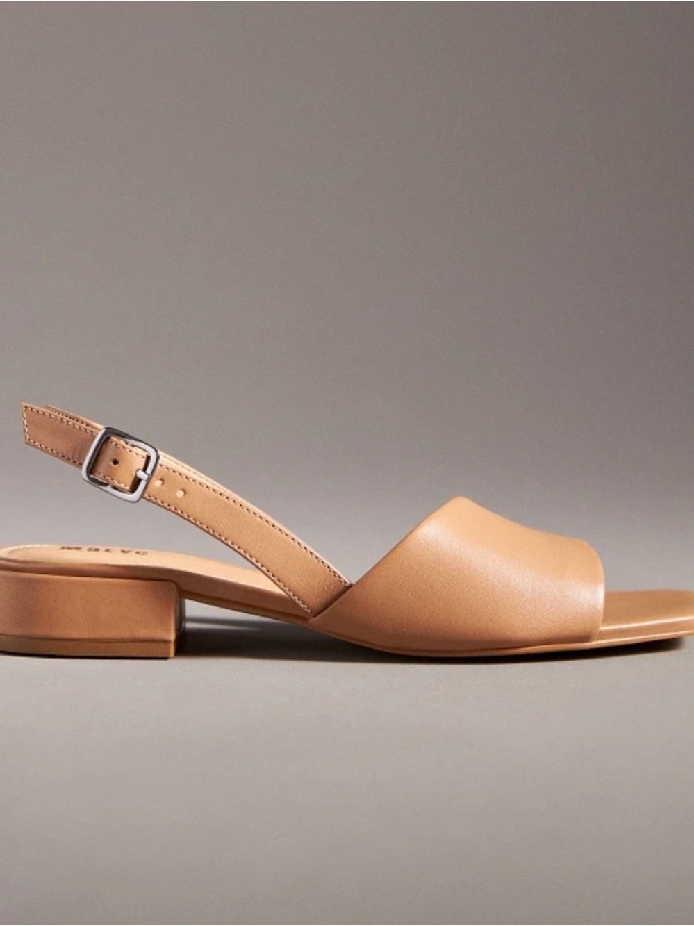 MAEVE
Asymmetric Slingback Heels - Tan - Picture 2 of 10